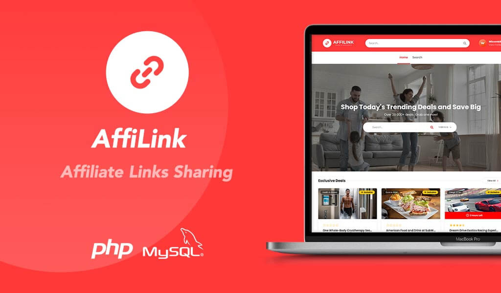 AffiLink - The Ultimate PHP Affiliate Links Sharing