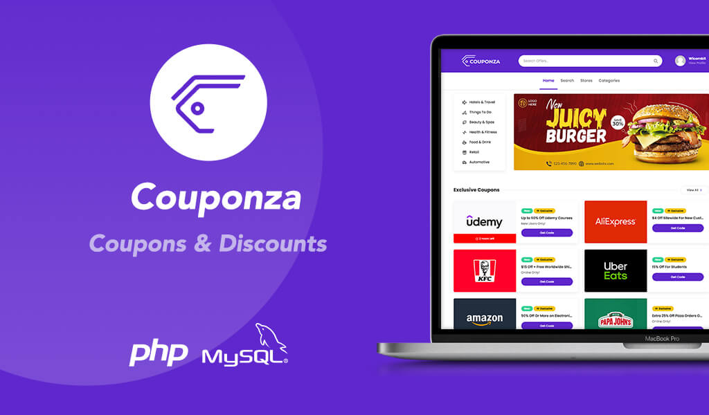 Couponza - Ultimate Coupons & Discounts Platform