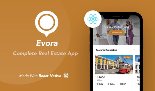 Evora - Complete Real Estate React Native App