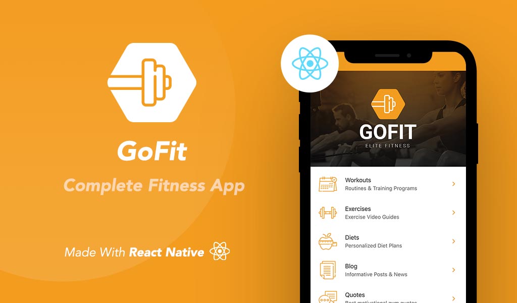 GoFit - Complete React Native Fitness App + Backend