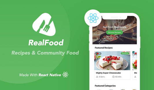 RealFood - React Native Recipes & Community Food
